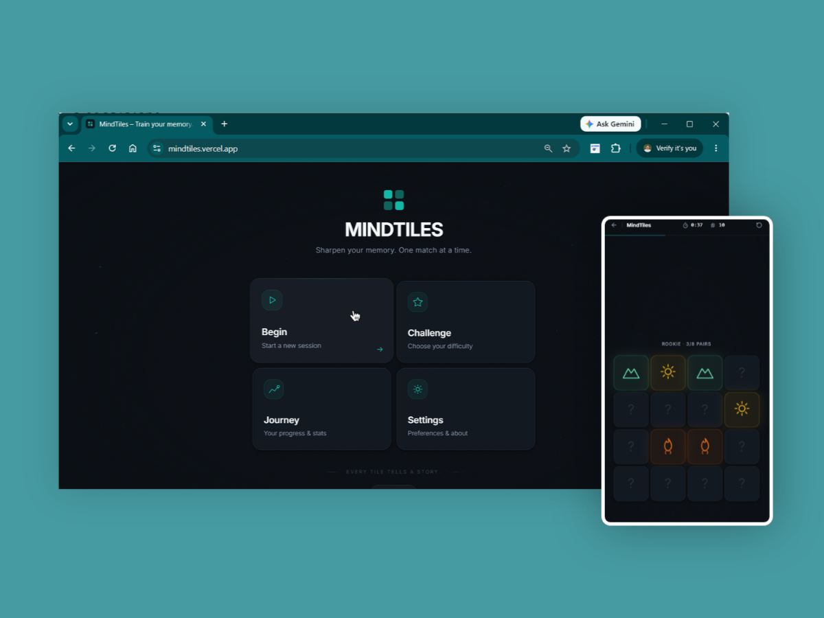 MindTiles Mockup